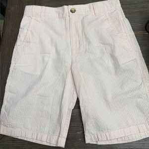 Hope & Henry Organic Seersucker Short Light pink  size 8